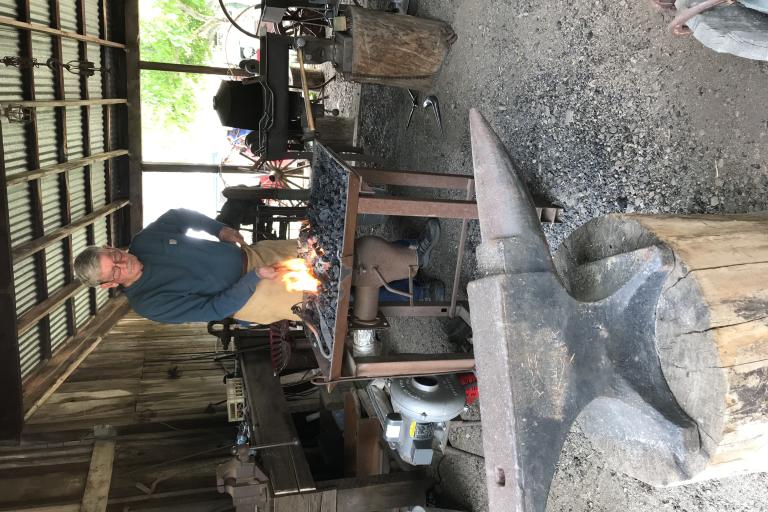 Blacksmith at Gilman