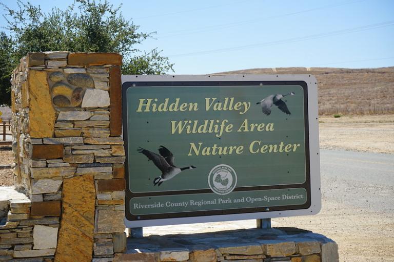 Welcome Sign at Hidden Valley